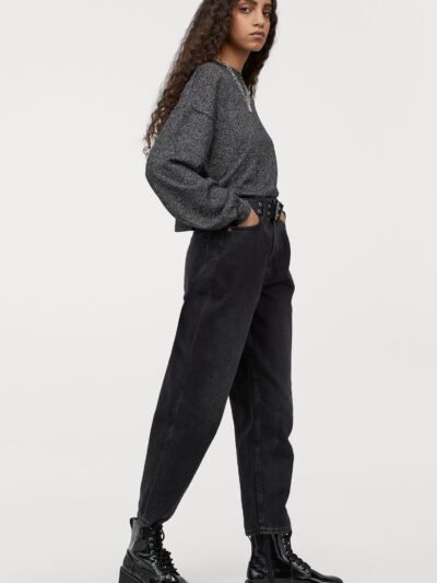 Black Co-ord Off Shoulder Top