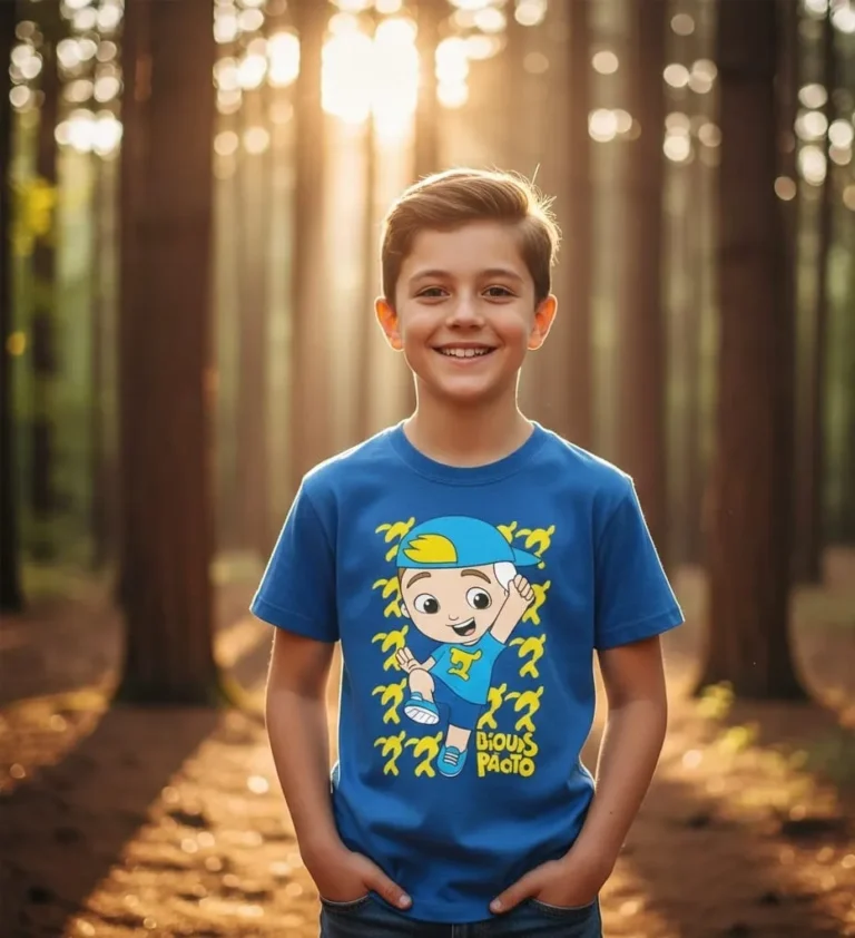 Camiseta Camisa Personagem Lucas Neto Infantil Algodão